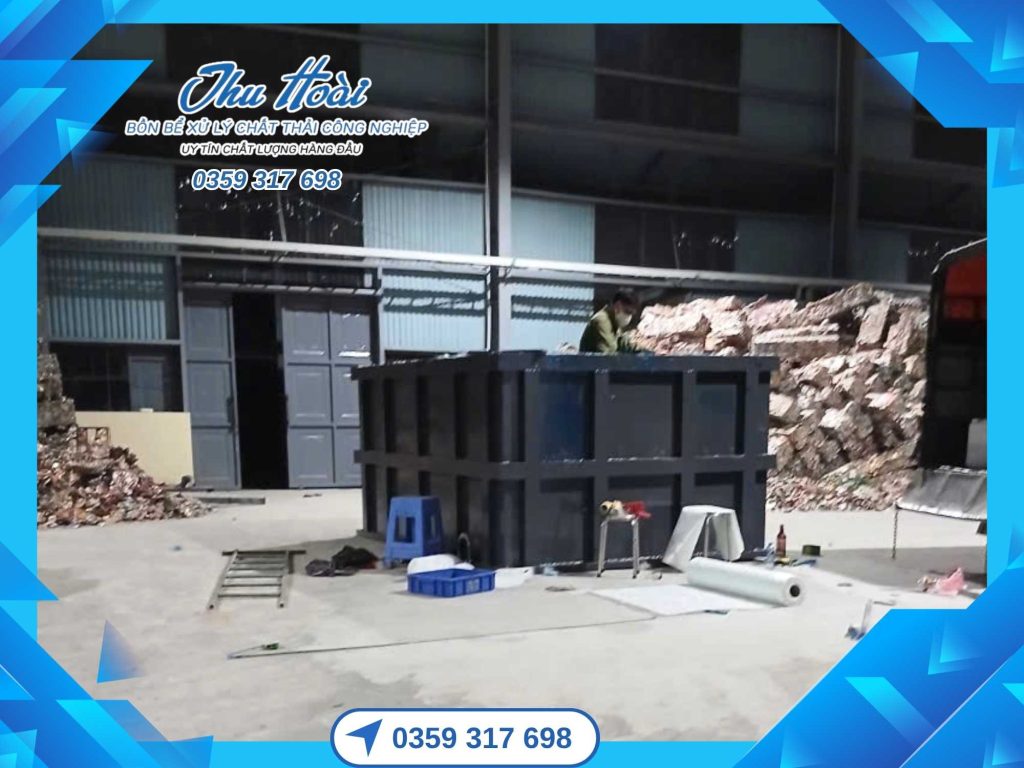 Bọc phủ chống ăn mòn bể chứa chất thải